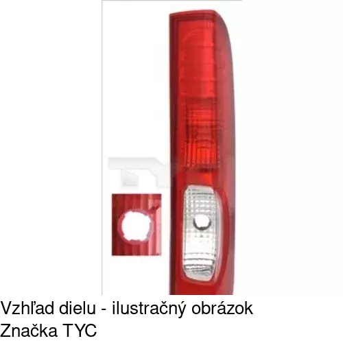 Zadné svetlo 6027880E /POLCAR/ - obr. 1