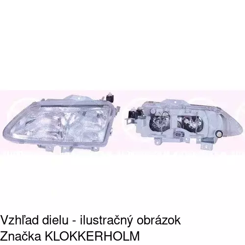 Hlavný reflektor 6032093E /POLCAR/ - obr. 2