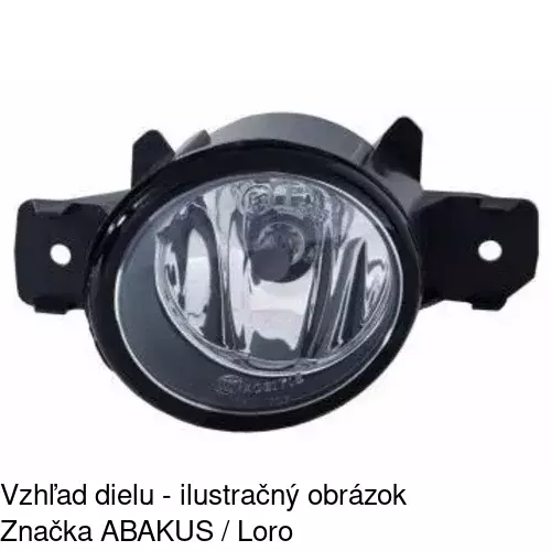 Hmlové svetlo - predné 603730-V /POLCAR/ - obr. 5
