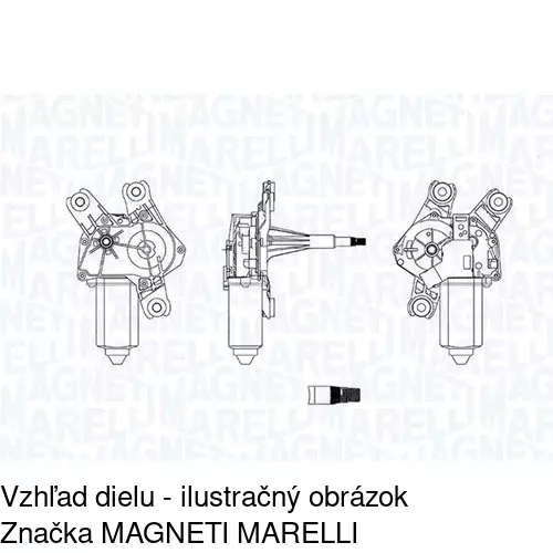 Motorček stieračov POLCAR 6038SWT1