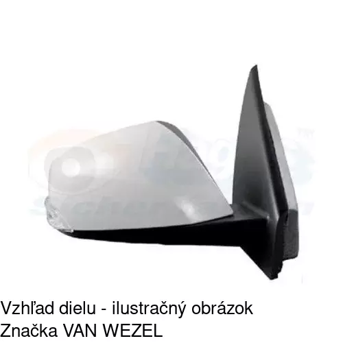Vonkajšie zrkadlo 6039524M /POLCAR/ - obr. 3