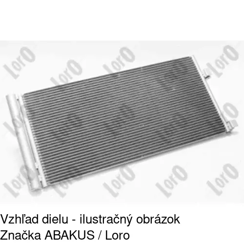 Chladiče klimatizácie 6039K8C1S /POLCAR/ - obr. 3