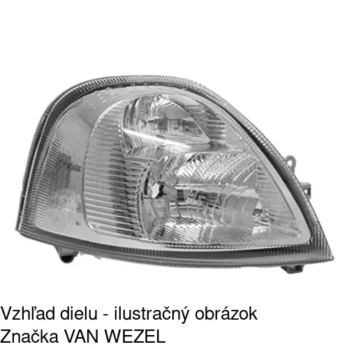 Hlavný reflektor 604210-E /POLCAR/ - obr. 4