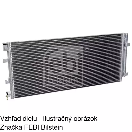 Chladiče klimatizácie 6043K8C2 /POLCAR/ - obr. 2