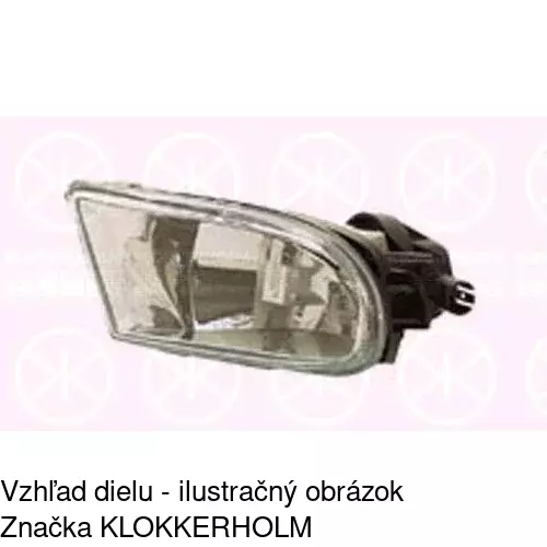Hmlové svetlo - predné POLCAR 605130-V