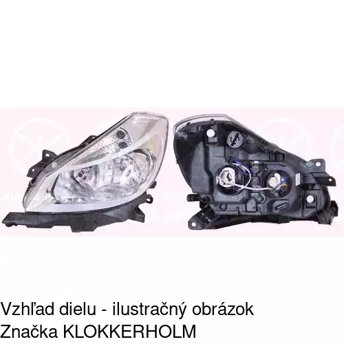 Hlavný reflektor 6055103E /POLCAR/ - obr. 4