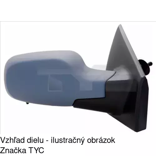 Vonkajšie zrkadlo 6055521M /POLCAR/ - obr. 1