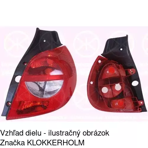 Zadné svetlo 6055880E /POLCAR/ - obr. 1