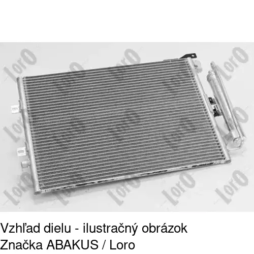 Chladiče klimatizácie 6055K82X /POLCAR/ - obr. 2