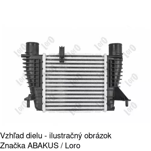 Chladiče vzduchu (Intercoolery) 6056J8-2 /POLCAR/ - obr. 3