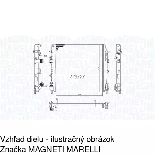 Chladiče vody POLCAR 6060087X