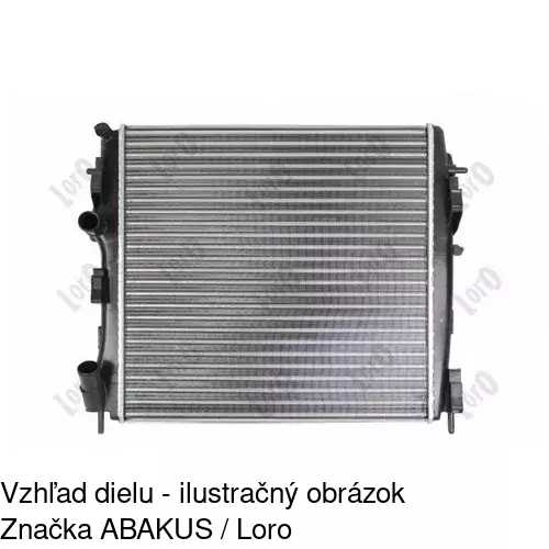 Chladiče vody 606008A8 /POLCAR/ - obr. 3