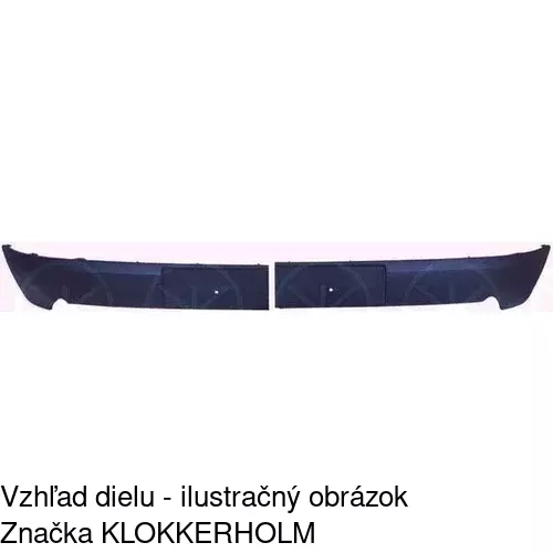 Lišta nárazníka 60610712 /POLCAR/ - obr. 1