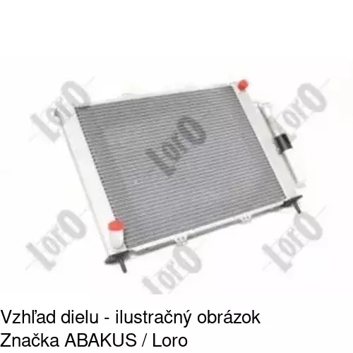 Chladiče vody 606108-2 /POLCAR/ - obr. 1
