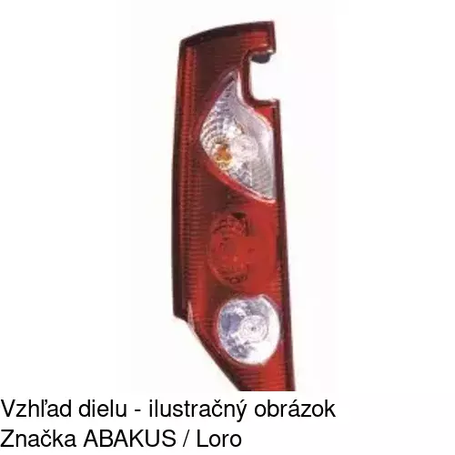 Zadné svetlo 606288-E /POLCAR/ - obr. 3