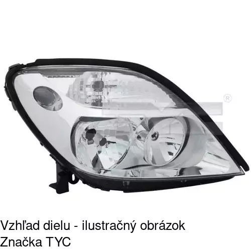 Hlavný reflektor POLCAR 6070100E