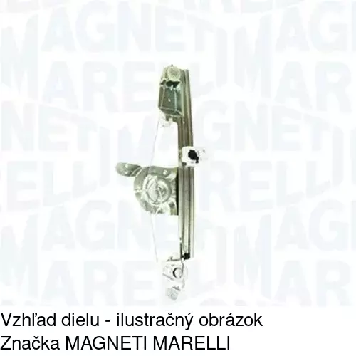 Elektrický mechanizmus okna dverí 6071PSE3 /POLCAR/ - obr. 3