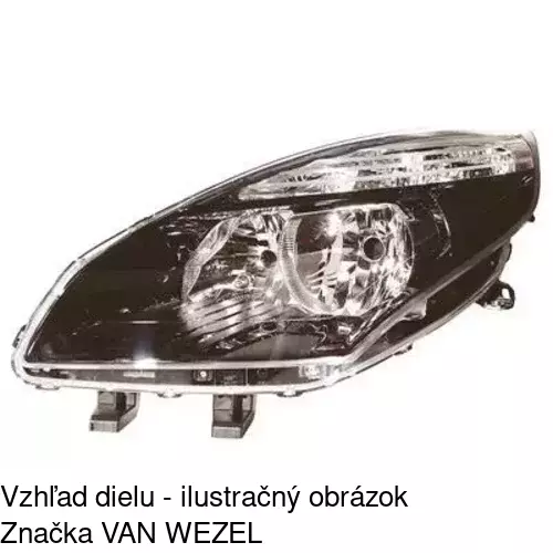 Hlavný reflektor 6073090E /POLCAR/ - obr. 5