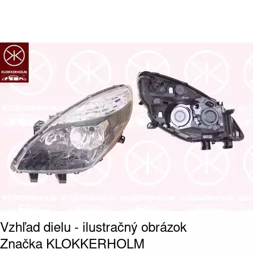 Hlavný reflektor 607310-V /POLCAR/ - obr. 2