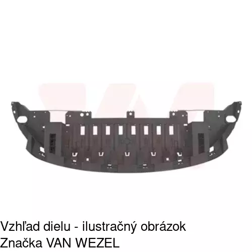 Dolný kryt nárazníka 607334-5 /POLCAR/ - obr. 1