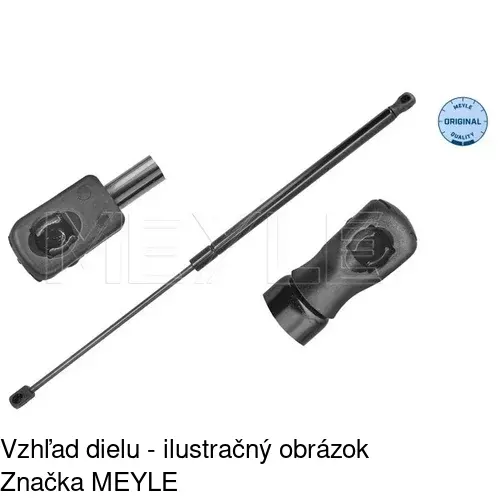 Plynová pružina 6080AB /POLCAR/ - obr. 2