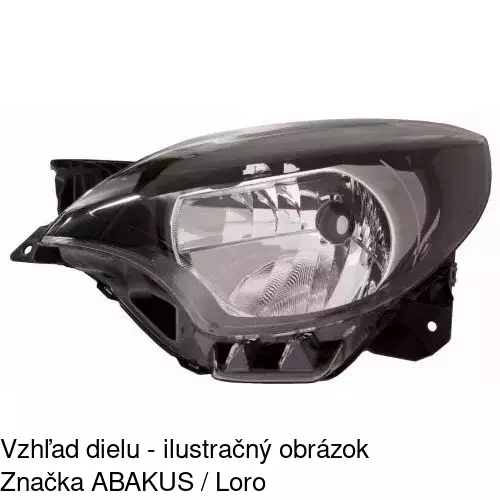 Hlavný reflektor 60A1090E /POLCAR/ - obr. 3