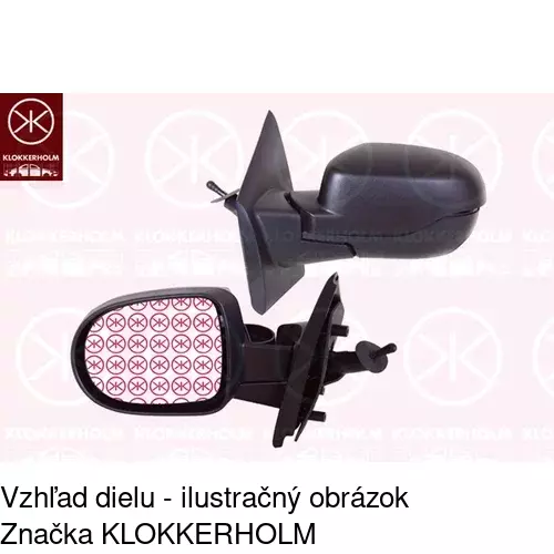 Vonkajšie zrkadlo 60A1511M /POLCAR/ - obr. 5