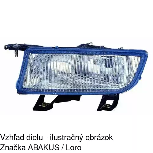 Hmlové svetlo - predné 6522301E /POLCAR/ - obr. 2