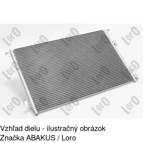 Chladiče klimatizácie 6522K8C3 /POLCAR/ - obr. 3