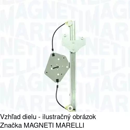 Elektrický mechanizmus okna dverí 6530PSE2 /POLCAR/ - obr. 4