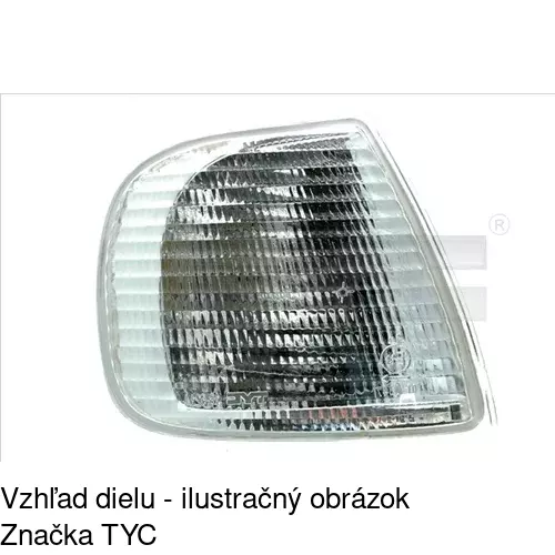 Predná smerovka POLCAR 6713191V