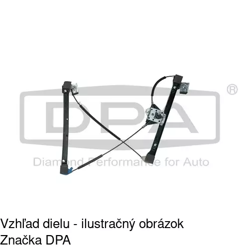 Manuálny mechanizmus okna dverí 6713PSM1 /POLCAR/ - obr. 4