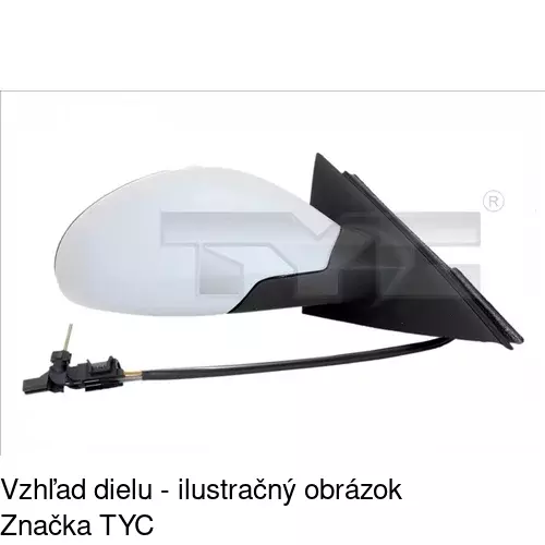 Vonkajšie zrkadlo 6722522M /POLCAR/ - obr. 1
