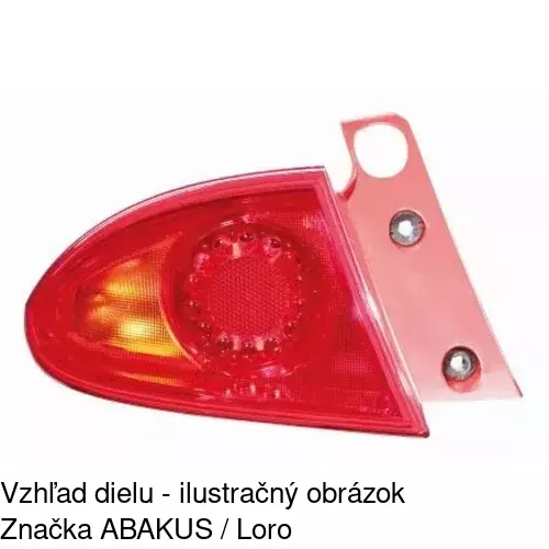 Zadné svetlo POLCAR 6726872V