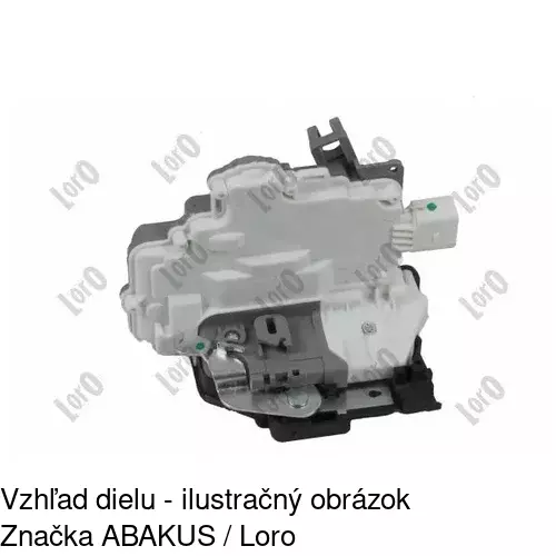Vnútorná zámka dverí 6726ZC-2 /POLCAR/ - obr. 3