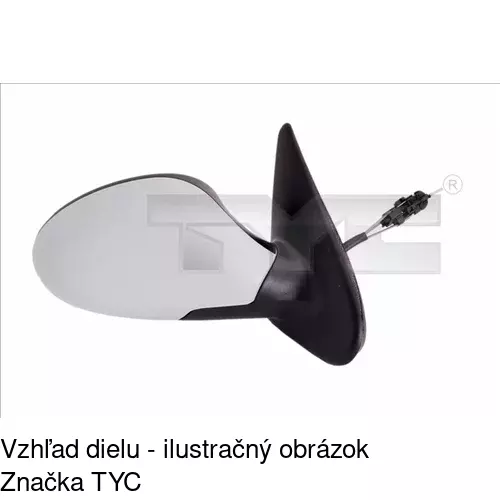 Rám vonkajšieho zrkadla 673055PE /POLCAR/ - obr. 2