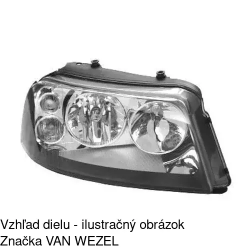 Hlavný reflektor 675110-U /POLCAR/ - obr. 3