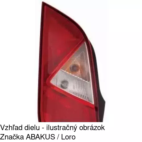 Zadné svetlo 67A187-E /POLCAR/ - obr. 1