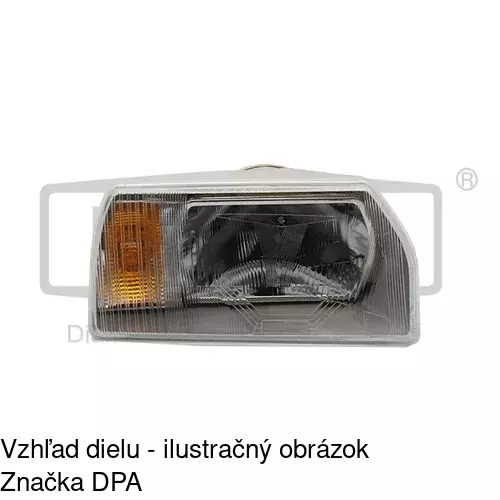 Hlavný reflektor POLCAR 690010-E