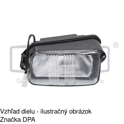 Hmlové svetlo - predné POLCAR 6910292T