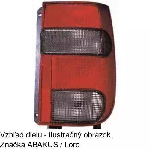 Zadné svetlo 6910882E /POLCAR/ - obr. 2
