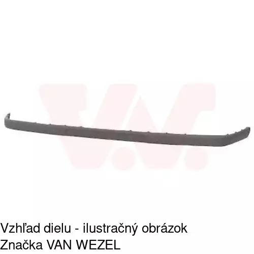 Lišta nárazníka POLCAR 691107-4