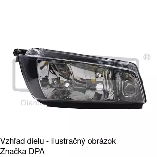 Hlavný reflektor 6913103H /POLCAR/ - obr. 2