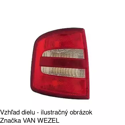 Zadné svetlo 6913872T /POLCAR/ - obr. 2