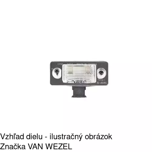 Svetlo na osvetlenie evidenčného čísla 6913959 /POLCAR/ - obr. 2