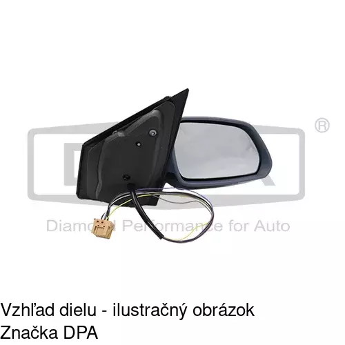 Rám vonkajšieho zrkadla 692255PM /POLCAR/ - obr. 3