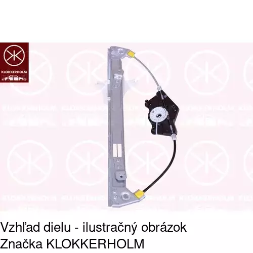 Mechanizmus sťahovania okna elektrický bez motora POLCAR 6922PSG7