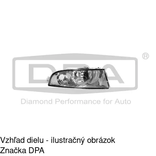 Hmlové svetlo - predné 6923300E /POLCAR/ - obr. 2