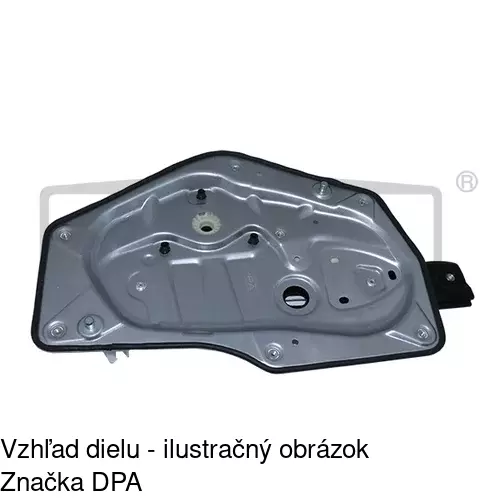 Mechanizmus sťahovania okna elektrický bez motora 6926PSG4 /POLCAR/ - obr. 1
