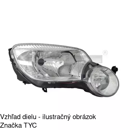 Hlavný reflektor POLCAR 6935101E
